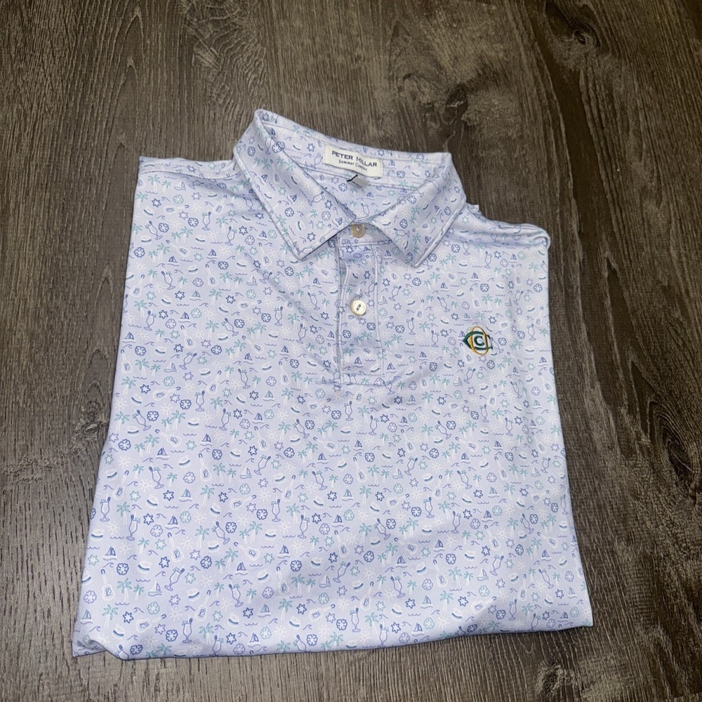 Oakmont Country Club 🐿️ • Peter Millar Summer Comfort Polo • Youth L